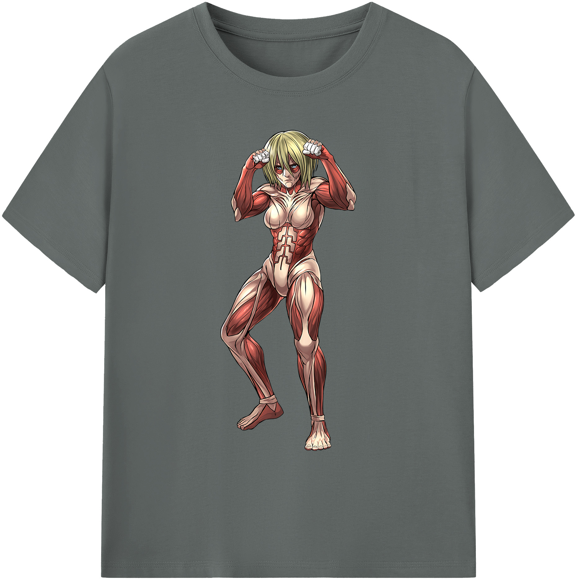 （画像用） 進撃の巨人 Attack on Titan 綿100％ メンズ半袖Tシャツ｜肌触りやわらか＆通気性